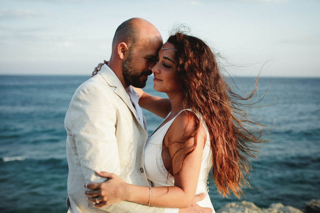 Dos recién casados - Postboda en la playa - Caños de Meca