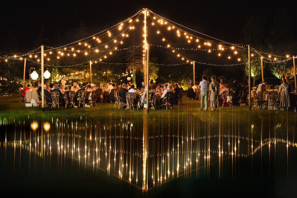 Fotografia de boda de noche